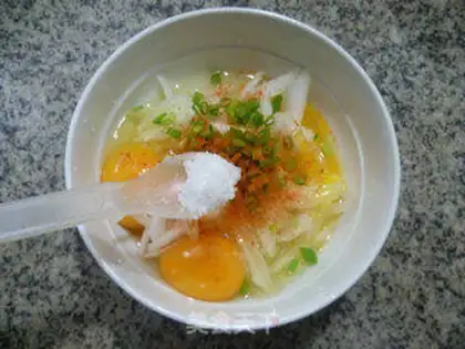 Make Onion fried eggs step 6