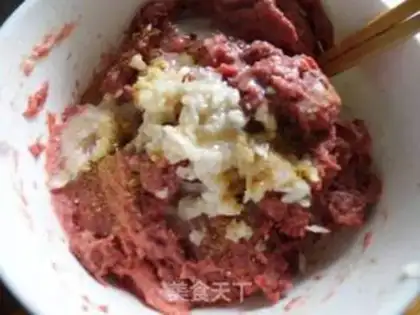 Make Cream beef balls step 4