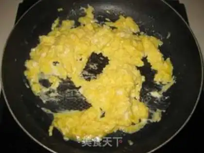 Make Cheese and egg fried rice step 3