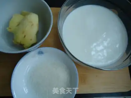 Make Ginger and milk step 0