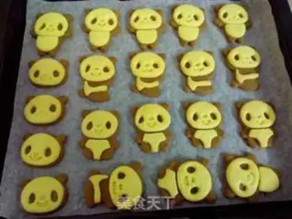 Make Stereo panda cookies step 14