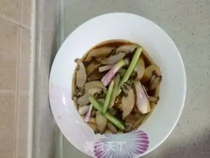 Make Shrimp abalone congee step 4