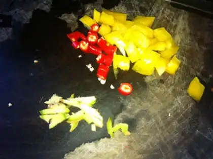 Make Snow pickles step 1