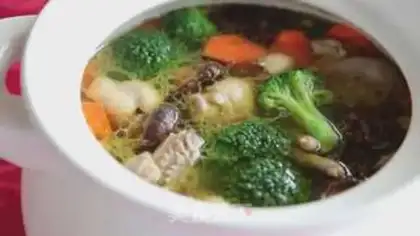 Make The chicken soup step 11