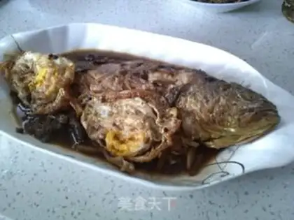Make Red-burned yellow fish step 6