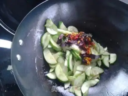 Make Fired cucumbers step 3