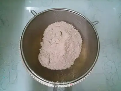 Make A chocolate marfin step 8