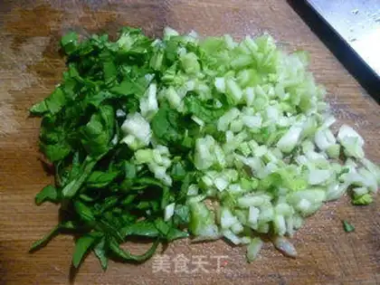 Make A green noodle step 1