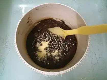 Make A chocolate marfin step 10