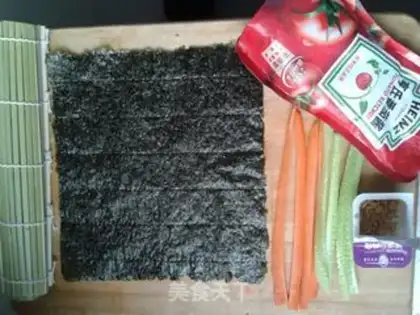 Make Creative sushi step 0