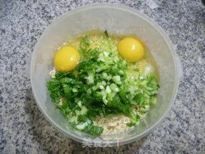 Make A green noodle step 4