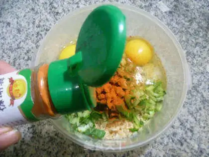 Make A green noodle step 5