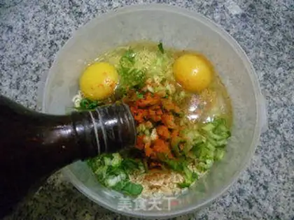 Make A green noodle step 6