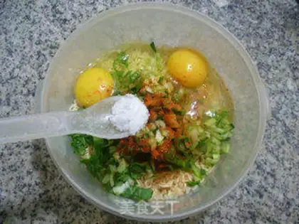 Make A green noodle step 7