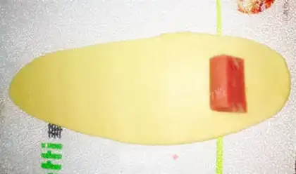 Make Ham butter rolls step 3
