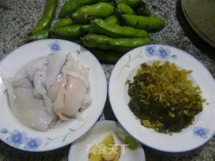 Make Snow pickle beans and squid step 0