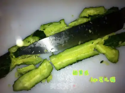Make Garlic cucumber step 2