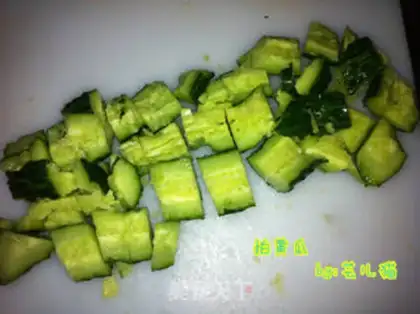 Make Garlic cucumber step 3