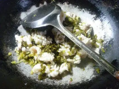 Make Snow pickle beans and squid step 7