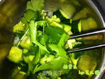 Make Garlic cucumber step 7