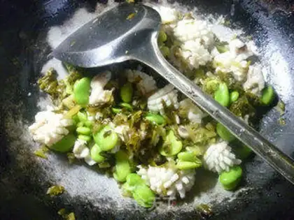 Make Snow pickle beans and squid step 11
