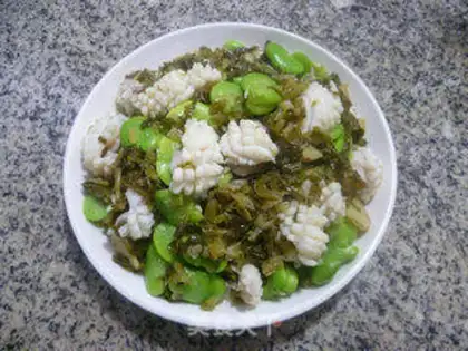 Make Snow pickle beans and squid step 12
