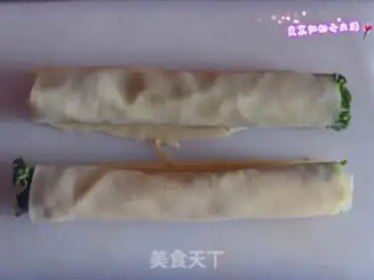Make Spring rolls step 3