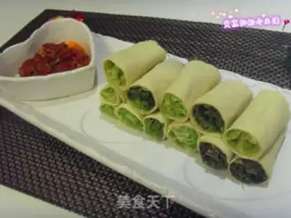 Make Spring rolls step 5