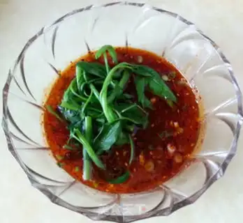 Make Spicy sauce. Noodles step 7