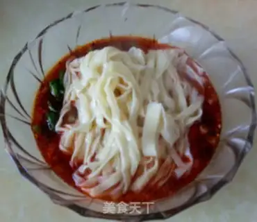 Make Spicy sauce. Noodles step 8