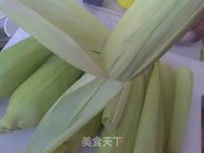 Make Corn leaf buns step 2