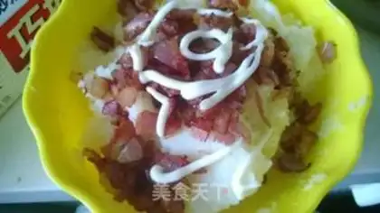 Make Bacon salad mashed potatoes step 7