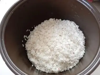 Make Carrot bean bean rice step 2