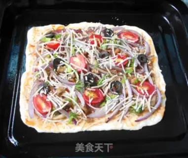 Make Chicken pizza step 10