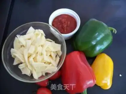 Make Three pepper pizza step 11