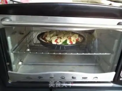 Make Three pepper pizza step 17