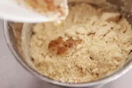 Make Green bean cake step 4