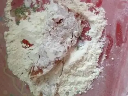 Make Fried steak step 1