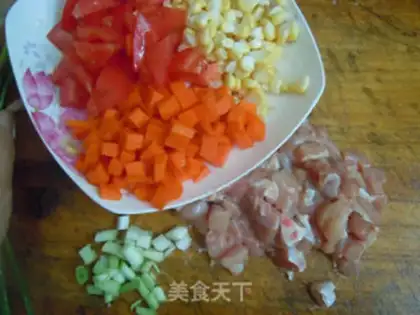 Make Chicken in the green step 1