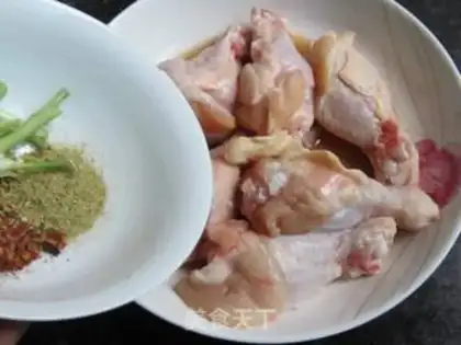 Make A microwave chicken leg step 2