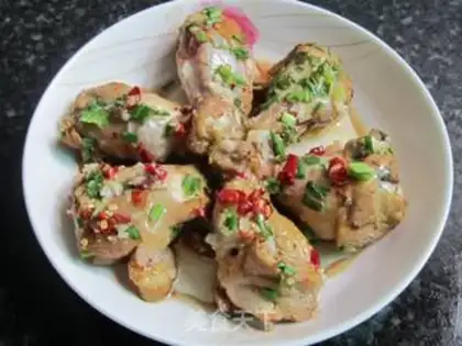 Make A microwave chicken leg step 7