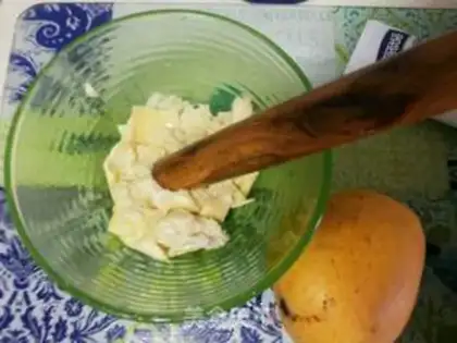 Make The durian mango step 2