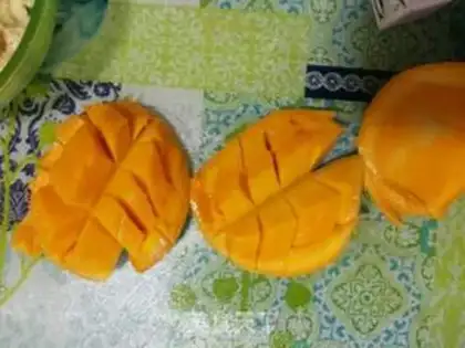 Make The durian mango step 4