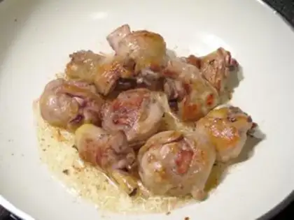 Make Xinjiang chicken step 5