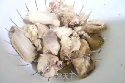 Make Chicken stew mushrooms step 1