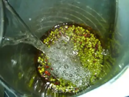 Make Red and green beans step 3