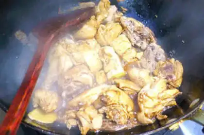 Make Chicken stew mushrooms step 3