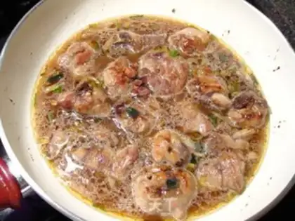Make Xinjiang chicken step 9
