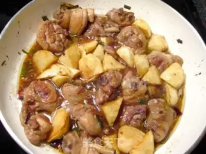 Make Xinjiang chicken step 10