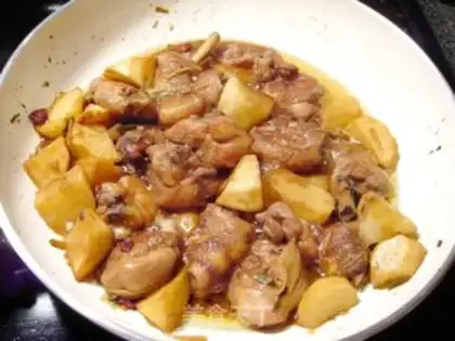 Make Xinjiang chicken step 11